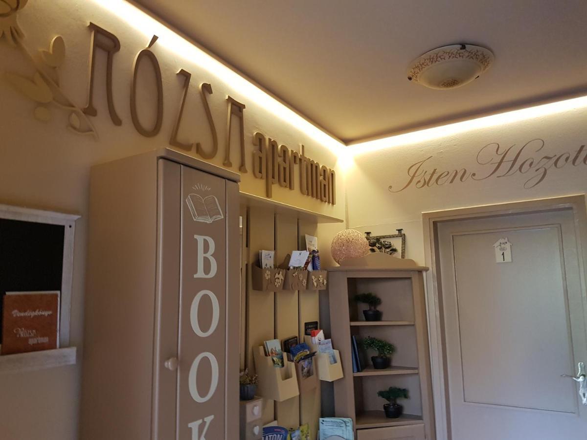 Rozsa Apartman Alsóörs المظهر الخارجي الصورة